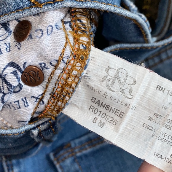 Size 8 Rock & Republic Distressed Banshee Ankle - Picture 5 of 7